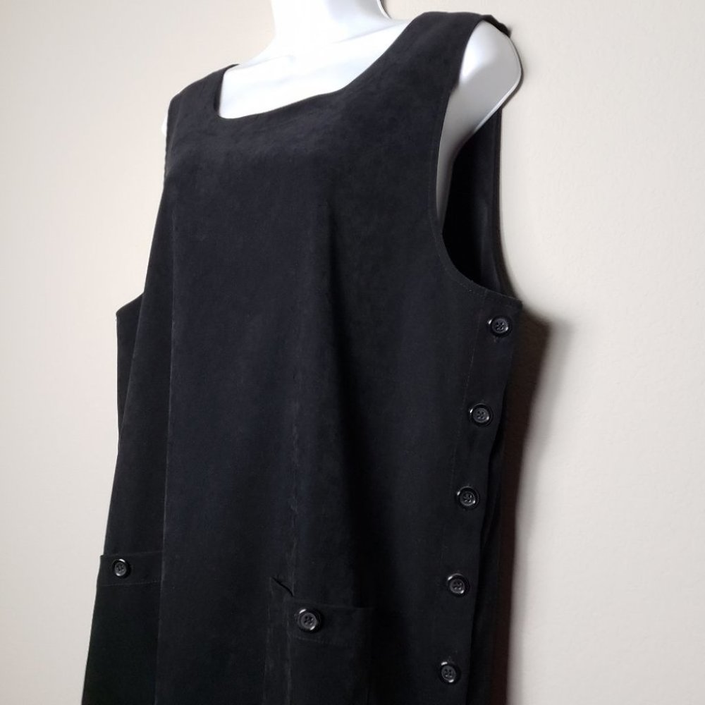Talbots velvet maxi jumper dress size large
